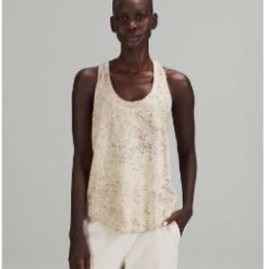 Lululemon Love Tank Top Cirrus Wash White Opal Size 2